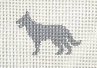 German Shepherd Silhouette by Morgan Julia Designs (thumbnail)