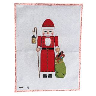 Lantern Santa Nutcracker by Susan Roberts Needlepoint (thumbnail)