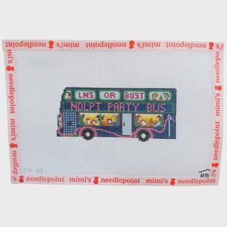 Needlepoint Party Bus by The Gingham Stitchery (thumbnail)