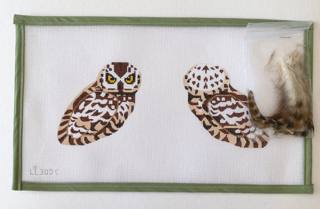 3D clip-on bird, Spotted brown owl by Labors of Love (thumbnail)