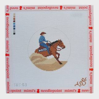 Reining 4" Round by Spellbound Stitchery (thumbnail)
