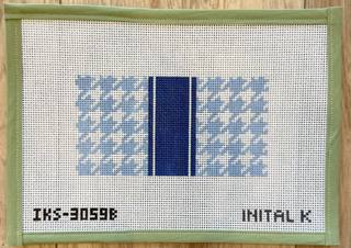 Houndstooth Mini Blue by Initial K Studio (thumbnail)