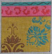 Yellow Pink Pattern IN223 by Colors of Praise Art Studio (thumbnail)