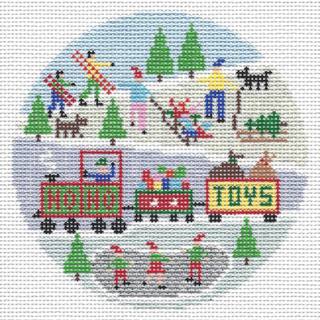 X-mas Toys Round - Trunk Show by Doolittle Stitchery (thumbnail)
