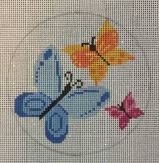 Butterfly Glittery Round by Laura Love Designs (thumbnail)
