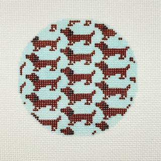 Dachshund GH Needlepoint by Mopsey Designs (thumbnail)