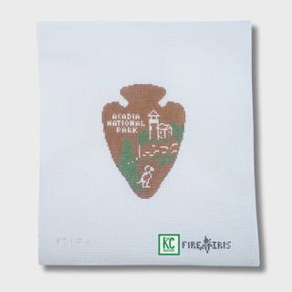 Acadia National Park Crest Canvas by Fire and Iris Designs (thumbnail)