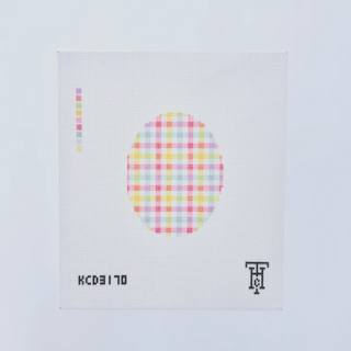 Tattersall Easter Egg Printed Canvas by KCN Designers (thumbnail)