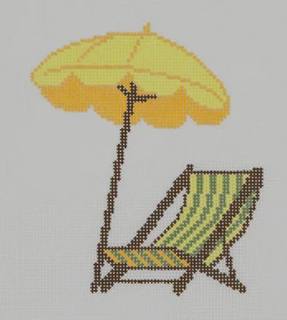 Beach Chair by Dogwood Needlepoint (thumbnail)