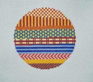 Patchwork Series - 4" round by Cabell Stitchery (thumbnail)