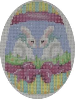 twin bunnies egg by Associated Talents (thumbnail)