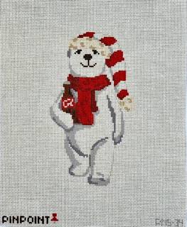 Holiday Cola Polar Bear by Pinpoint Needlepoint (thumbnail)