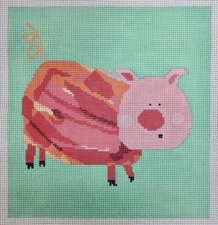portly pig by Birds of A Feather Designs (thumbnail)