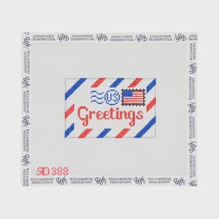 Greetings - America Passport Insert by Rachel Donley (thumbnail)