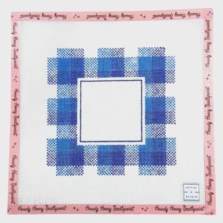 Blue Plaid Large by Initial K Studio (thumbnail)