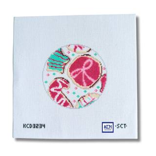 Christmas Cookie Ornament Needlepoint Canvas by KCN Designers (thumbnail)