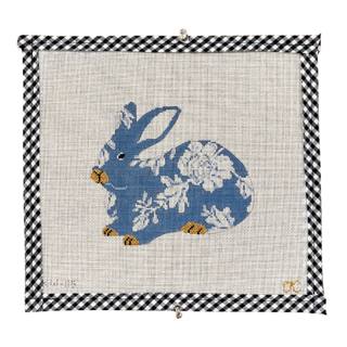 Wedgwood Sitting Bunny by The Gingham Stitchery (thumbnail)