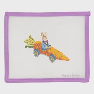 Bunny in Carrot Car by Skooters Designs (thumbnail)