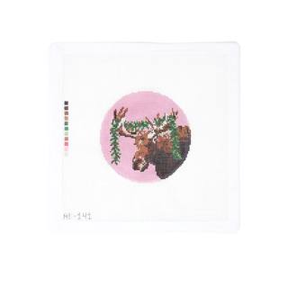 Garland Moose by Alice & Blue Needlepoint Designs (thumbnail)