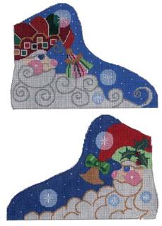 Shelly Tribbey SK54 Santa Profile 2 Sided Skates by Shelly Tribbey Designs (thumbnail)