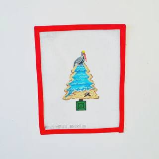 Beach Topiary Tree with Pelican by Patti Mann (thumbnail)