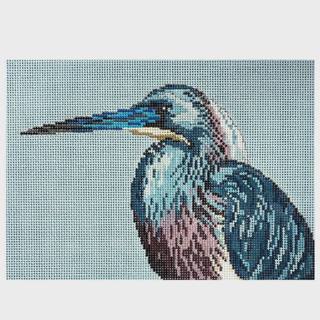Tri Colored Heron on 13 by Needle Crossings (thumbnail)