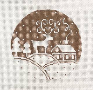 reindeer ornament 458 by Heidi Stanley Designs (thumbnail)