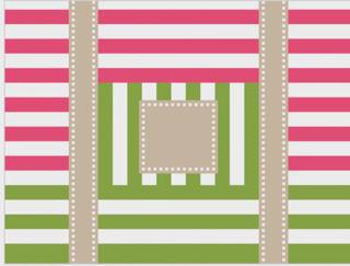 Lovemhb Studio PTR101B Multi Stripe Tote (Blossom Stem) by Love MHB Studio (thumbnail)