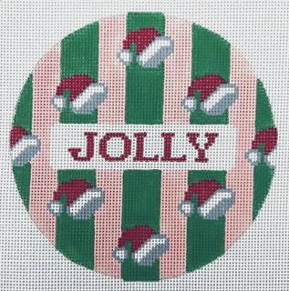 CRL- 2 Large Christmas Round- Jolly by Kangaroo Paw Designs (thumbnail)