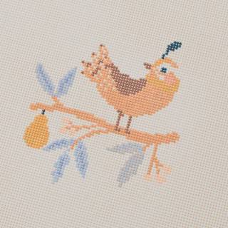 12 Days Of Christmas - Partridge in a Pear Tree Hand Painted Needlepoint Canvas by La Fete Needlepoint (thumbnail)