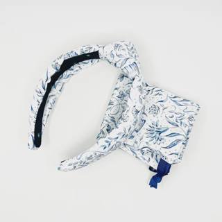 Needlepoint Print Knotted Headband by Penny Linn Designs (thumbnail)