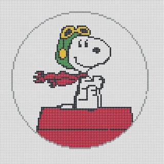 Snoopy Flying Ace by Officially Needlepoint (thumbnail)