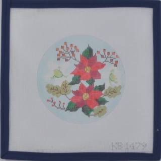 Winter Floral Round by Kirk and Bradley (thumbnail)