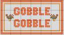 Gobble Gobble Sign Canvas by Stitch Style Needlepoint (thumbnail)
