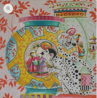 Vases with Monkey by Colors of Praise Art Studio (thumbnail)
