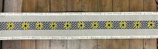 Black Eyed Susan Belt/Purse Strap - Navy by Kristine Kingston (thumbnail)