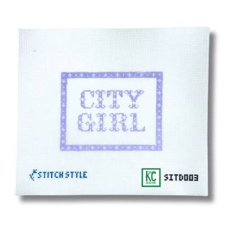 City Girl Canvas by Stitch Style Needlepoint (thumbnail)