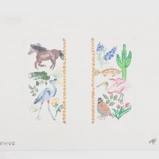 Texas Wildlife Clutch by Anne Fisher Needlepoint (thumbnail)