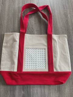 Tote Bag - Red 6x6 Opeing by Tilli Tomas (thumbnail)