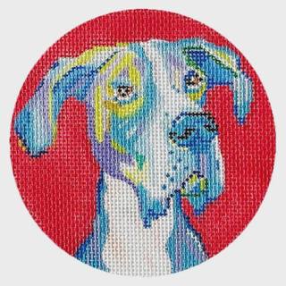 Megan Carn Great Dane Ornament by Kate Dickerson Needlepoint Collections (thumbnail)