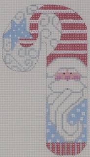 santa blue star candy cane by Danji Designs (thumbnail)