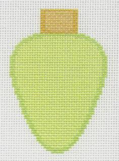 Light Bulb - Lime Green by Two Sisters Needlepoint (thumbnail)