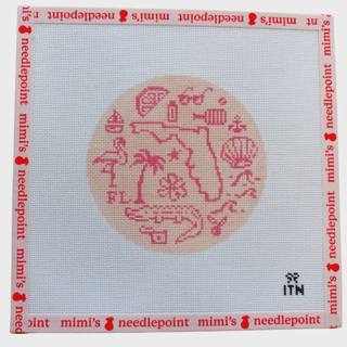 Florida Icons Canvas by Ivy Thread Needlepoint (thumbnail)
