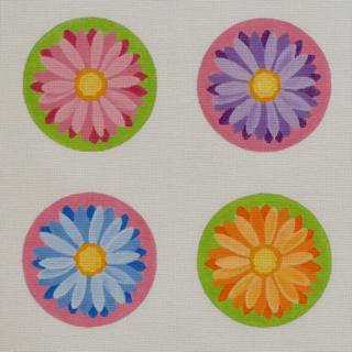 Pepperberry CS01 Crazy Daisy Coasters Round by Pepperberry Designs (thumbnail)