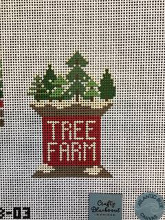 Tree Farm Spool by Atlantic Blue Canvas (thumbnail)