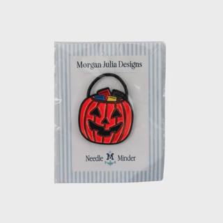 Halloween Pumpkin Candy Basket Needleminder by Morgan Julia Designs (thumbnail)