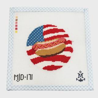 American Flag Hot Dog by Morgan Julia Designs (thumbnail)
