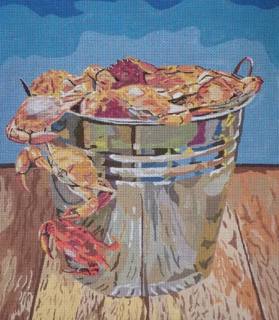 GIA10 Crabs in a bucket by Colors of Praise Art Studio (thumbnail)