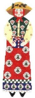 Present Garden Lady Ornament by Cooper Oaks Designs (thumbnail)