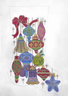 Bow, Ornaments Stockings by Alexa Needlepoint Designs (thumbnail)
